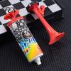 Sports Event Horn Large Cheering for Soccer Game, Fan Air Outdoor Stadium, Hand Pump Megaphone Noise Maker Team Party Festival Durable Plastic