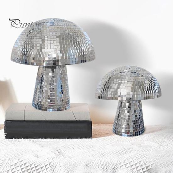 Диско-шар в виде гриба для вечеринки, блестящее зеркало, диско-шар, украшение, ретро-светоотражающая плитка для дискотеки, гриб, домашние бары, вечеринки, свадьбы, ночные клубы, орнамент
