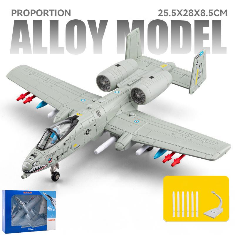 1/62 A-10 Thunderbolt II Warthog Самолет Сплав Металл Литой Модель Самолета Коллекция Любителей Украшения со Звуком и Светом Мальчики
