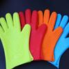 1 Hand Bake Silicone Gloves Microwave Oven Baking Gloves Kitchen Anti-scald Anti-slip Silicone BBQ Oven Pot Holder Mitt Kitchen