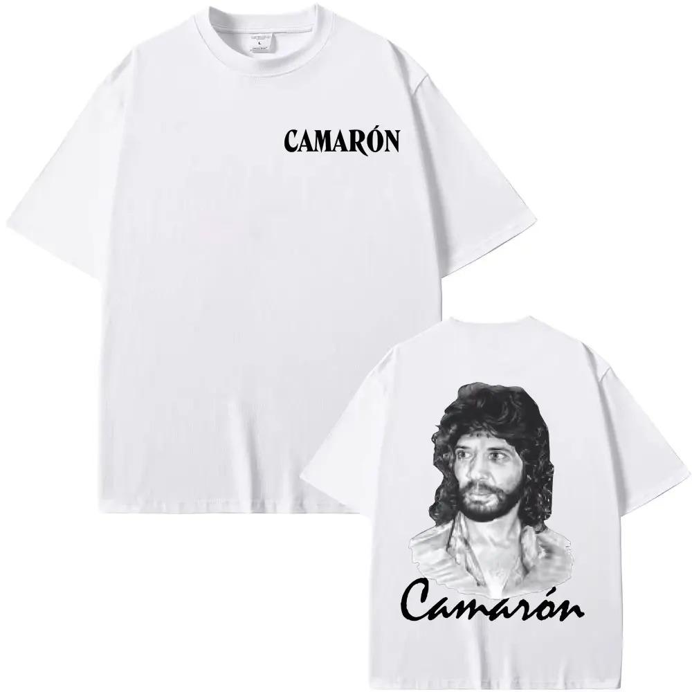 Camaron De La Isla Album Graphic TShirt Unisex High Street Hip Hop Gothic Style Casual Bestselling 100 Cotton TShirt