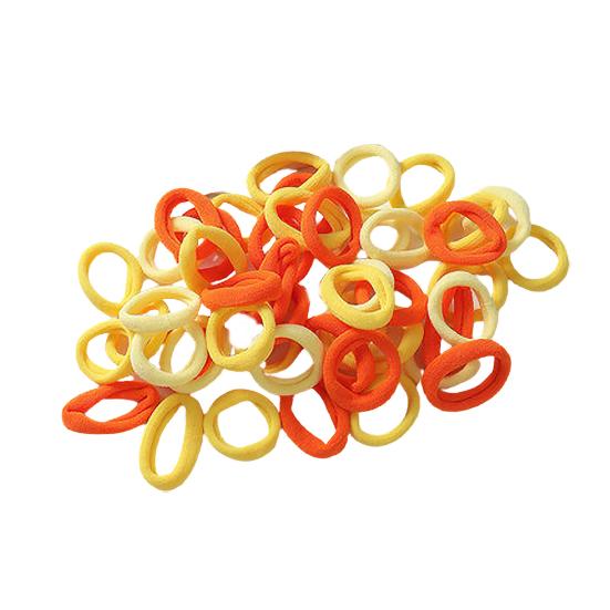 100 шт. маленькое кольцо для волос ярких цветов, плотные, Изысканные детские высокоэластичные простые веревки для волос, аксессуары для волос