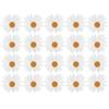 20pcs Daisy Flower Patch Decorative Clothing Sticker DIY Appliques IronOn Garment Accessory