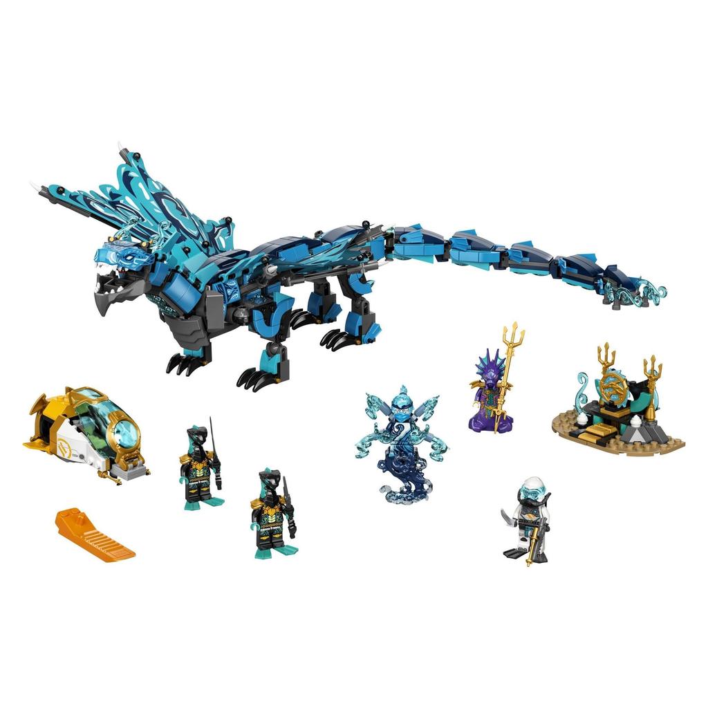LEGO Ninjago Водяной дракон 71754 Игрушечный блок Подарок Дракон ниндзя для мальчиков от 9 лет и старше