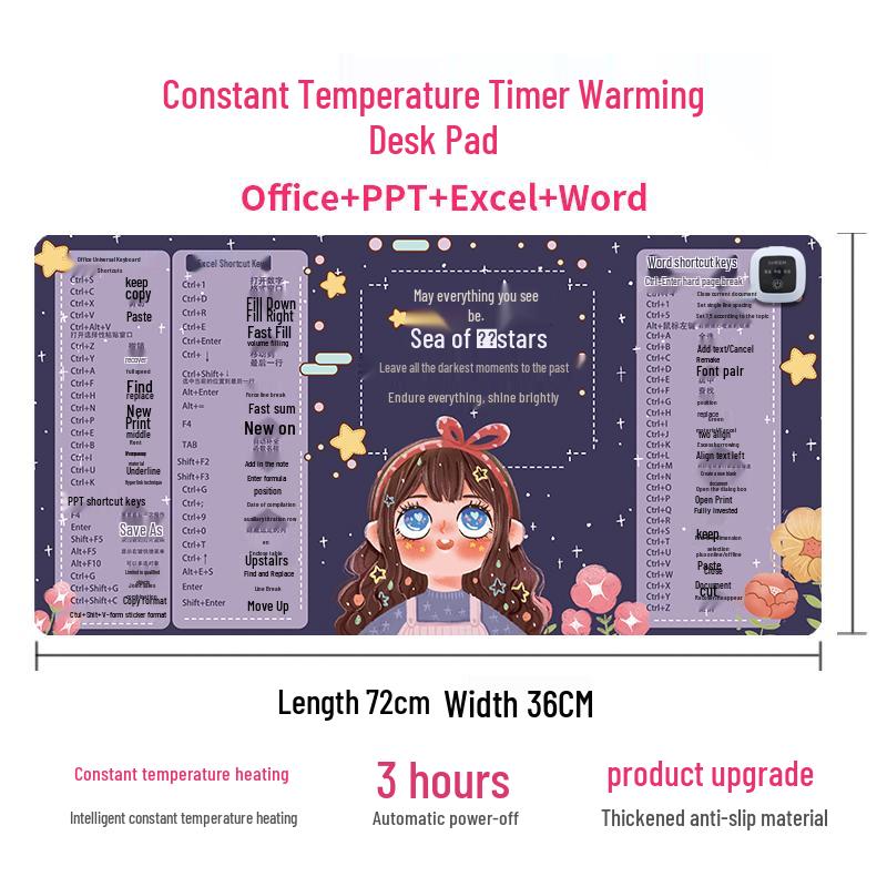 Electric Heated Mouse Pad with Temperature Control