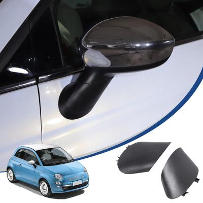 Hcilloend 735596884 Крышка зеркала для Fiat 500 2010-2022 Нижняя крышка зеркала Оригинальная Замена зеркала