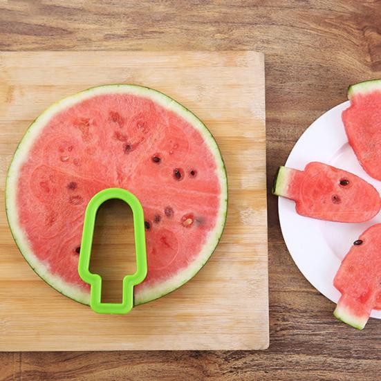 Резак для арбуза, резак для дыни из нержавеющей стали, креативная форма для мороженого, фруктовый слайсер, форма для печенья, инструмент для детской вечеринки