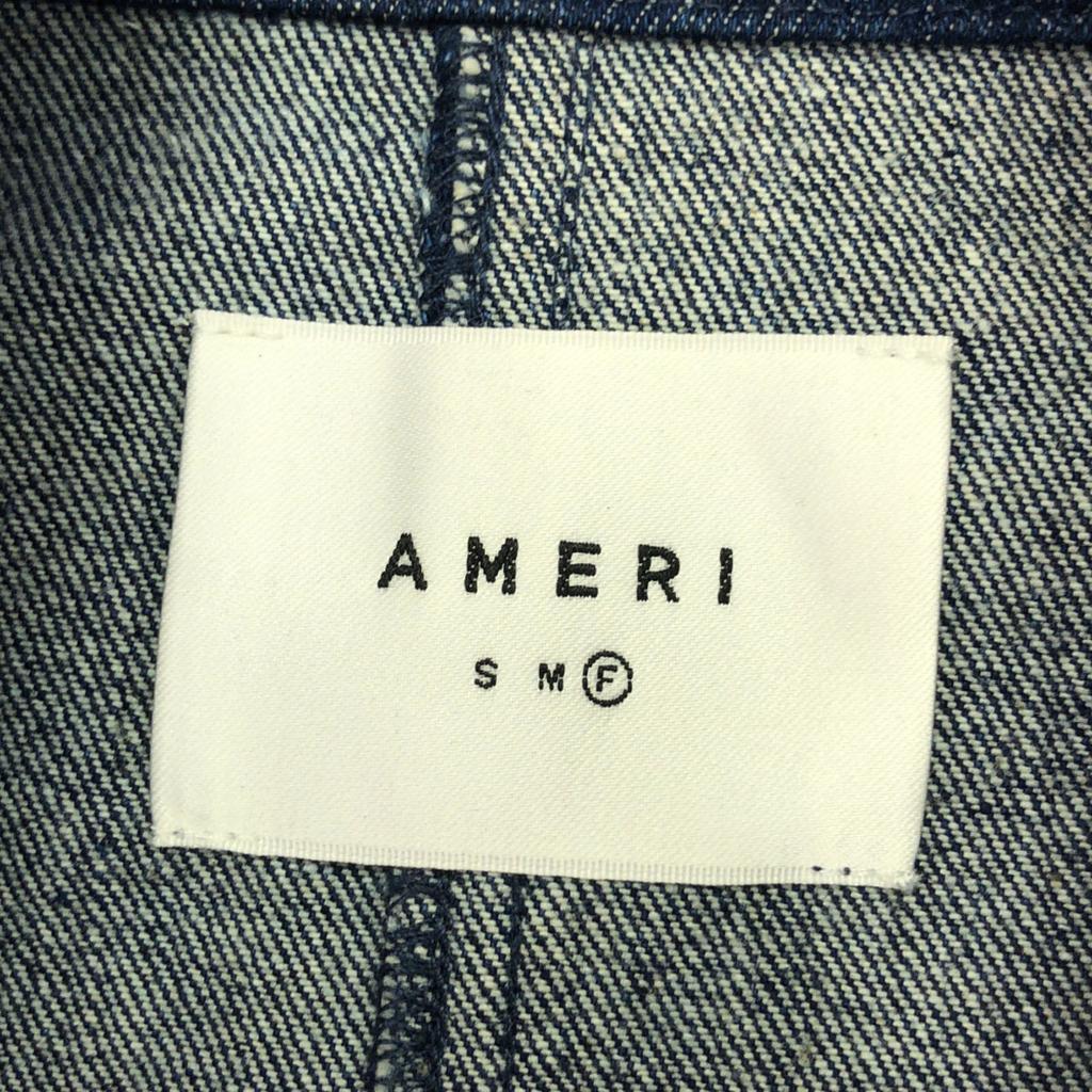 Неиспользованная джинсовая куртка AMERI UNDRESSED со стойкой, бирка F, женская, б/у