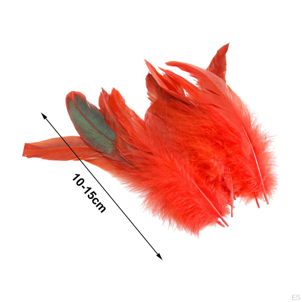 50 шт. перья для поделок цвета аксессуары для рукоделия декоративные свадебные