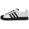Superstar 2 белые черные подошвы мужские кроссовки Cloud-White Core-Black JI0124