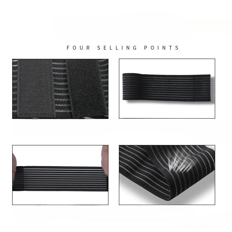 Спортивные бинты, эластичные наколенники, грелки для бедер, самоклеящиеся чехлы от судорог икр, лента для обертывания ног, защита от растяжения