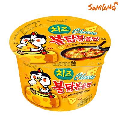 Samyang Сыр Рамен со вкусом горячей курицы в чашке 105г (2 варианта)