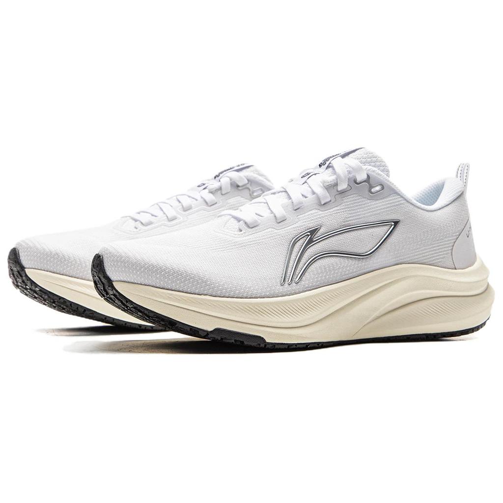 Li Ning Red Rabbit 8 Исследование размеров тела Тренировка к марафону Профессиональные беговые кроссовки Женские кроссовки Серый Белый ARPV004-17