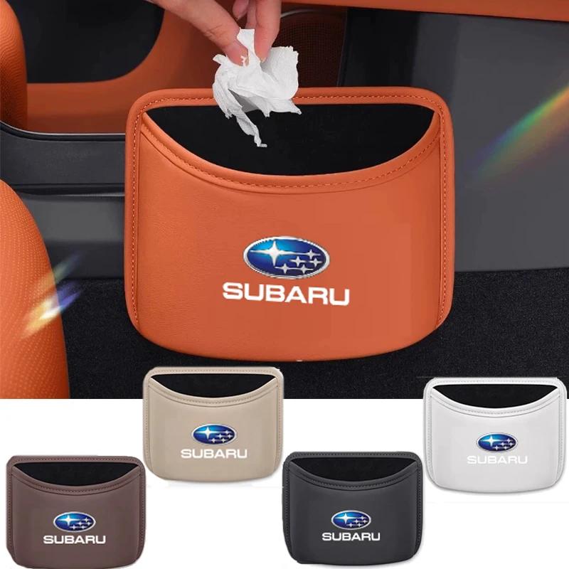 Car Trash Can Multi-functional Organizer Storage Box for Subaru Impreza Legacy STI Forester Outback WRX BRZ Tribeca WRC ASCENT Y8