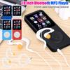 Bluetooth MP3-плеер с/без водонепроницаемых наушников IPX8, встроенный динамик, портативные музыкальные плееры, поддержка FM-радио, электронная книга