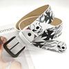 Y2k Skull Belt Jeans Decor Pu Cross Waistbands Retro Skeleton Belt  Female/Girls