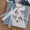 Bag Charm Braided Rope Bag Pendant High-grade Love Tassel Keyring  Friends Birthday Gifts