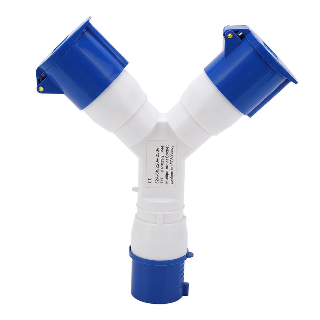 Промышленная вилка многофункциональная IP44 водонепроницаемая 1 вход 2 выхода 3-контактная вилка для промышленной площадки 220-250В