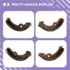 Precise Brake Pads Replacement Set For EZGO TXT 1997-Up& RXV Gas 2008-Up Golf Cart Brake Shoes- Part Numbers 70794-G01, 27943-G0