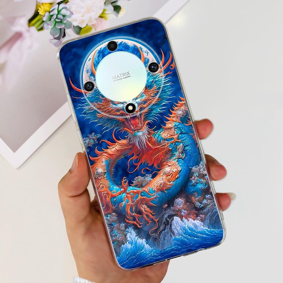 Чехол для Honor X9b Magic6 Lite Популярный Роскошный Расписной Чехол Мягкий Силиконовый Чехол для Телефона Для Honor Magic 6 Lite HonorX9b Fundas Capa
