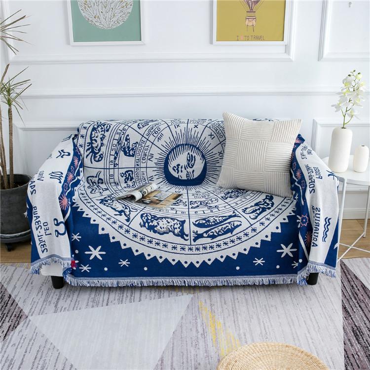 Универсальный жаккардовый ковер на четыре сезона, диванное полотенце, чайный стол, скатерть, диванная подушка, походное одеяло, полотенце