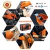Anboson 10mil Orange Disposable Nitrile Gloves Diamond Texture Industrial Strength for Auto Repair and Heavy Duty Applications