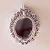 European Frame 1/12 Tiny Mini Victorian Dollhouse Mirror Miniature Ornament Furniture