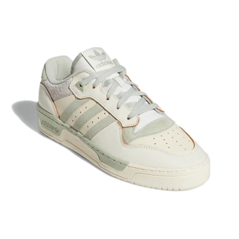 adidas Кроссовки Rivalry Low Premium 'Белый/Светло-зеленый' FX9448