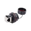 Водонепроницаемый IP67 Разъем RJ45 CAT6 Двухголовый Сетевой Адаптер Пылезащитный Колпачок Экранированный Ethernet LAN Кабель Соединитель Соединение LAN Кабеля