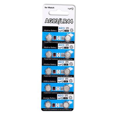 LR44 AG13 LR1154 1,5 В щелочные батарейки для калькулятора, игрушечных часов