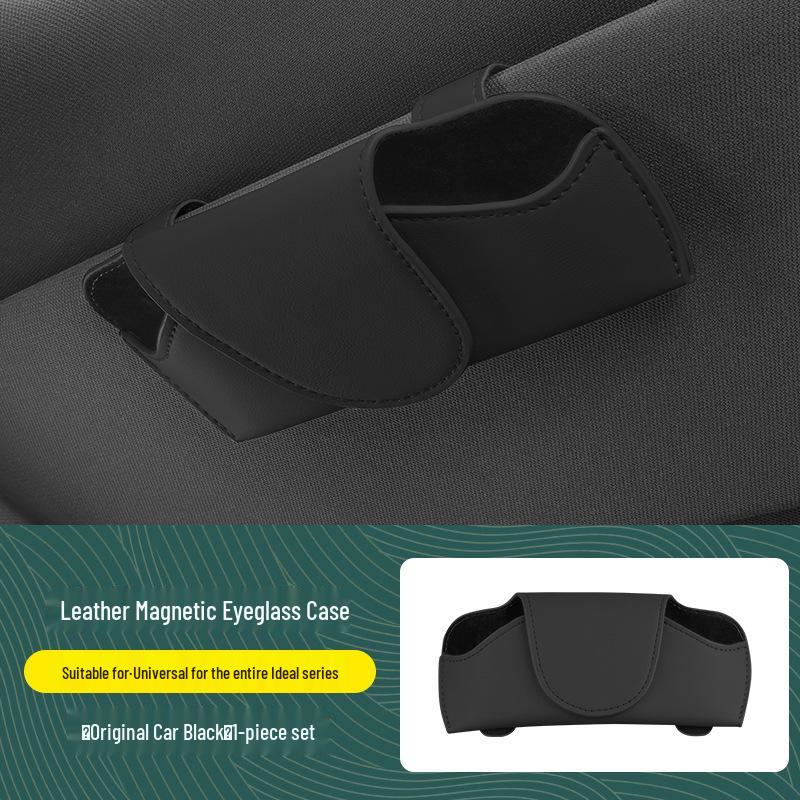 Compatible Car Glasses Case & MEGA Sunglasses Clip for L6/L7/L8/L9/i6/i8 Models - Accessories & Storage Solutions