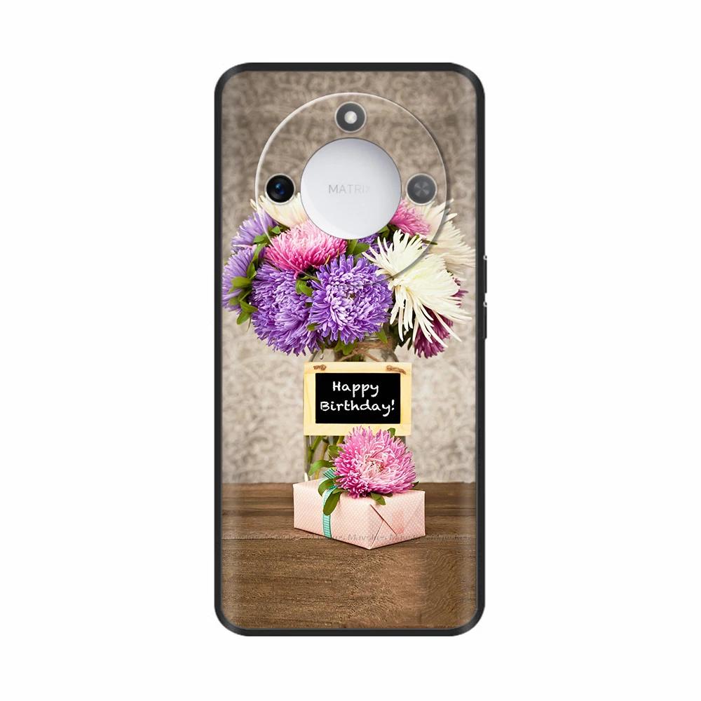 Ударопрочный чехол для телефона Honor X9c, умный чехол-обложка для Honor X60, Fundas, мягкий черный силиконовый защитный корпус для Honor X9c Smart