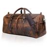 Винтажная дорожная сумка из натуральной кожи ручной работы, дорожная сумка для мужчин, сумка для переноски, рождественский подарок