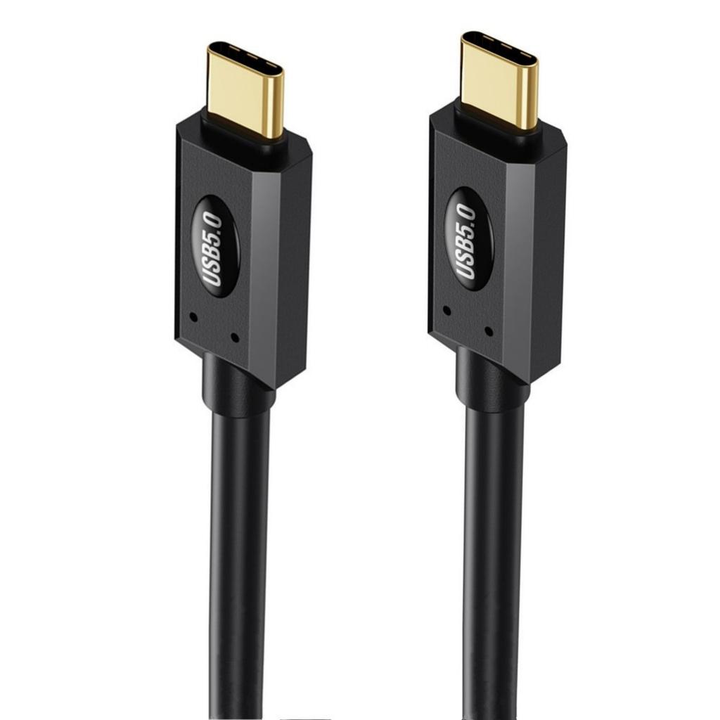 Продвинутый USB5 Кабель для зарядки 240 Вт PD3.1 Питание 80 Гбит/с Передача данных Тройная поддержка 16K@144Hz Визуальная