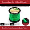 Serrated Edge High Strength Trimmer Line Steel Core Break Resistant for Outdoor Yard Lawn Mowing Weed Control
