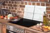 SZKLANA PŁYTA i DESKA DO KROJENIA 100x52 DREWNO