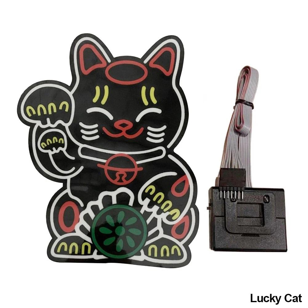 5 звезд Требуются светодиодные светоизлучающие наклейки на окна, наклейки на лобовое стекло JDM декоративные автомобильные аксессуары световая панель без батареи