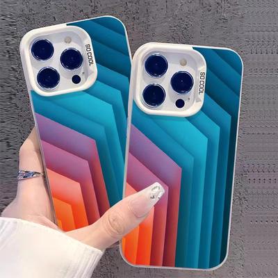 Вертикальные узоры подходят для 16plus, 15Pro, Max, чехлов для телефонов Apple 14pro, креативных 13, персонализированных 12pro