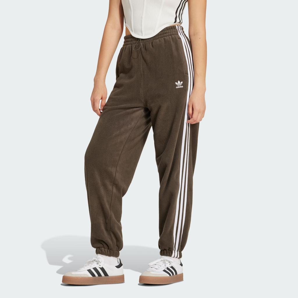 Adidas Оригинальные спортивные штаны Adicolor Track Joggers, свободные, мягкие, удобные, модные, ретро, спортивные, трикотажные, женские, коричневые, IY7835