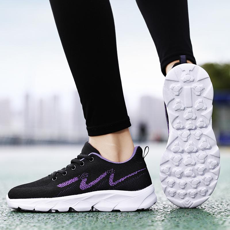 Women's Sports Casual Shoes Women's Shoes Mom Shoes Stepstone Old People Shoes Breathable Mesh Shoes