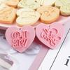 10 шт. формочек для печенья многоразового использования с мультяшным дизайном, антипригарные, сделай сам, с Днем святого Валентина, в форме сердца, помадка, торт, штамп, кухонные принадлежности