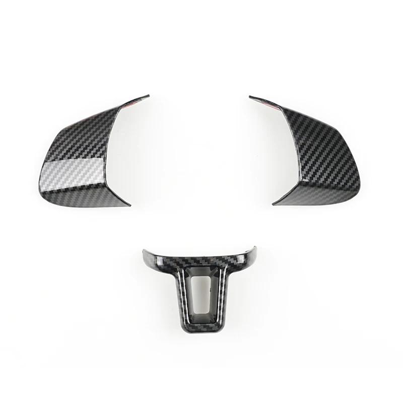 ABS карбоновый чехол рулевого колеса защитная отделка для VW Golf 6 MK6 Passat B7 CC Jetta Bora Polo Tiguan Caddy Touran Sharan