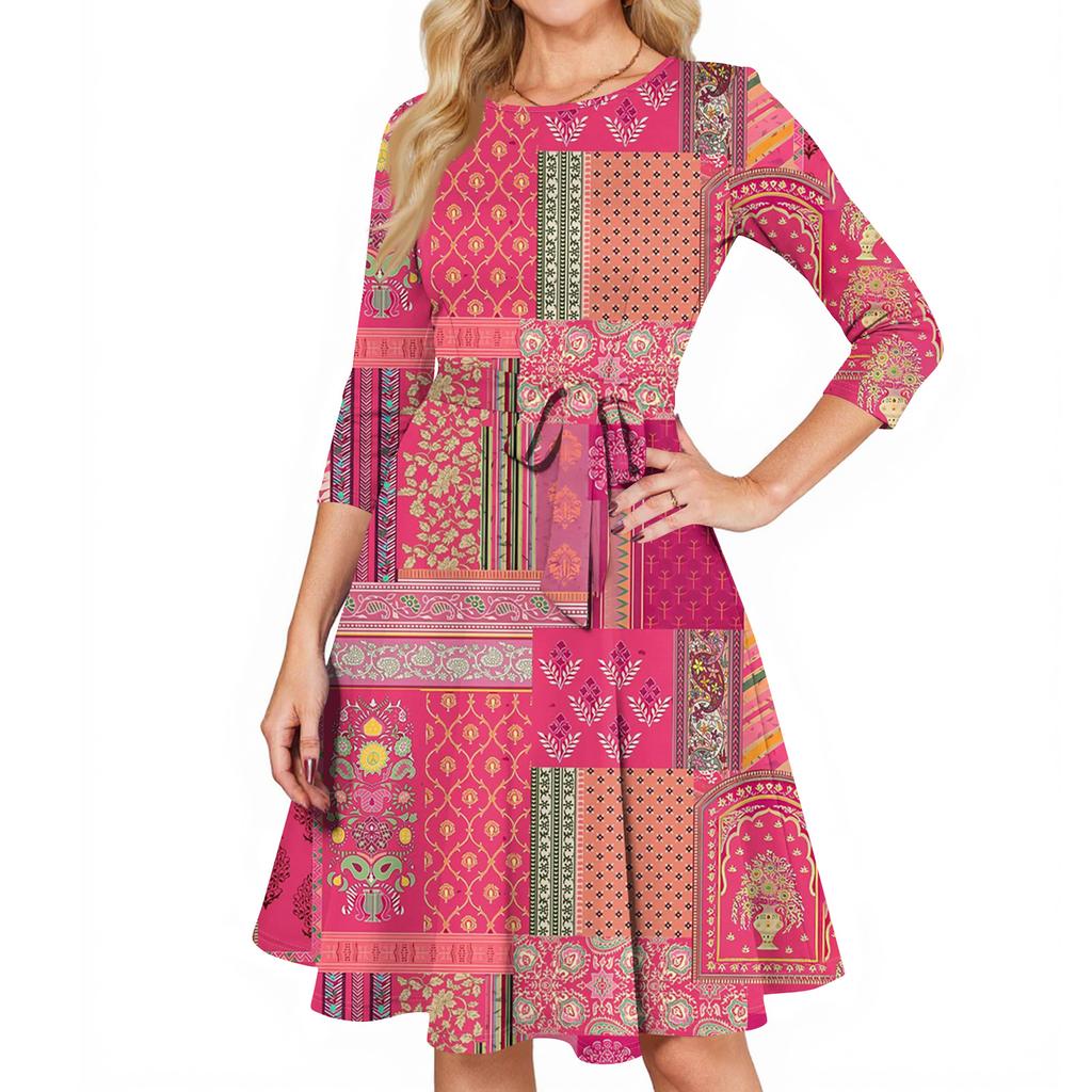 Женские коктейльные платья с рукавом 3/4, винтажное платье для гостьи на свадьбу