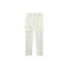 Fleece Pocket Knit Jogger Pants Women Bottoms White F11W214601FIV