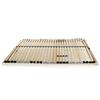 Maison Exclusive - Sommier à lattes sans matelas avec 28 lattes 7 zones 140x200 cm