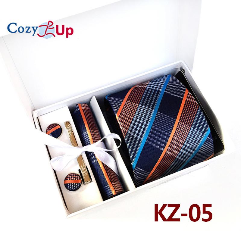 Cozy Up Набор из 6 предметов, мужские галстуки с узором пейсли, включая галстук, квадратный шарф, манжеты, зажим для галстука, подарочная коробка