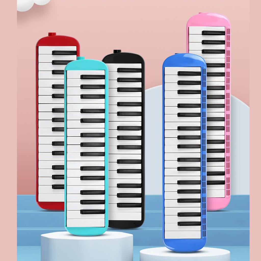Воздушное пианино Клавиатура сопрано Мелодика с длинной трубкой Короткие мундштуки и сумка для переноски 32 клавиши Мелодика Инструмент для детей