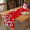 Рождественская дорожка для стола Веселое рождественское украшение для дома 2024 года, чехол для флага на стол, рождественский орнамент, подарок на Новый год 2025 года от Navidad Natal