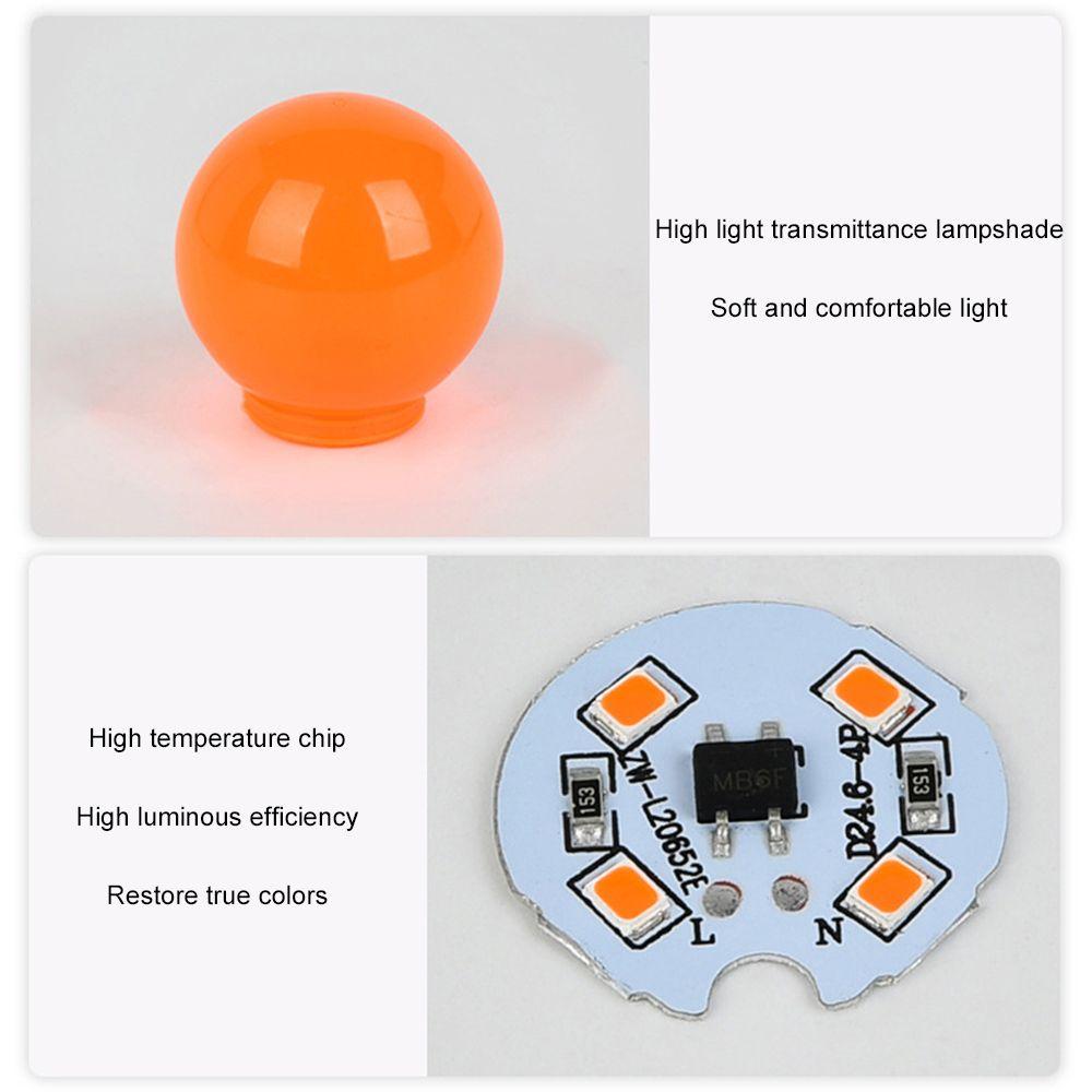 Durable Lamparas Flashlight E27 B22 G45 Lamp Colorful Light LED Bulb