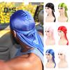 2 шт. шелковистый Durag для мужчин и женщин длинный хвост Durag Wave головные повязки на шею атласный Doo Durag с широкими ремнями